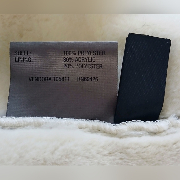 WILSONS LEATHER SHERPA JACKET - Penny Lane Y2K does 70’s - Picture 6 of 6